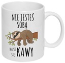 Vtipný hrnček DO PRÁCE NIE SI TY - KÁVA