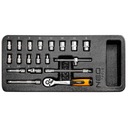 1/4 nástrčné kľúče 19ks Neo Custom Pro 84-237