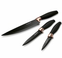 SADA TEMNÝCH NOŽOV 20cm/12,5cm/9cm NEREZ