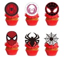24ks TOPPER Spiderman Spidey oberačky BIRTHDAY CAKE