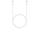 Biely SAMSUNG USB Type C - USB Type C kábel 1 m