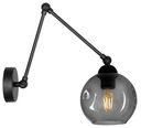 MODERNÁ SKLENENÁ NÁSTENNÁ LAMPA, LED GUĽOVÁ NÁSTENNÁ LAMPA