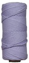 Bavlnená šnúra pre 3 mm 200 m makrámy LILAC