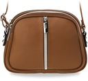 Hnedá DÁMSKA CROSSBODY Malá kožená TAŠKA
