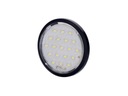 LED svietidlo pre vnútorné osvetlenie 12V, okrúhle, čierne