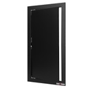 ČIERNE PLASTOVÉ OCHRANNÉ REVÍZNE DVERE 200x400MM REVÍZNY KRYT