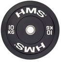 HMS olympijská doska na činku, pogumovaný tréningový nárazník, 10 kg