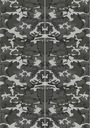 WAFLOVÝ PAPIER VLNA HRANA 2x14,7cm KHAKI CAMO CAMOUFLER MILITARY A3 83cm