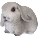 Figúrky králikov, záhradné dekorácie, šedá