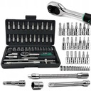 Sada kľúčov ZÁSUVKY 1/4 nástroje kľúče račňa TORX INBUS BITS