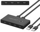 Prepínač KVM prepínač USB 2x4 UGREEN USB 2.0