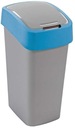 CURVER Flip-Bin odpadkový kôš strieborná/modrá. 45 rokov