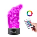 Stolná lampa Led socha Hra Valorant Raze