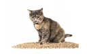 Drevená podstielka pre domáce zvieratá, mačky, granule - 15 kg