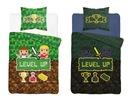 Obliečky Svieti v tme 160x200 Minecraft zelená Fluo
