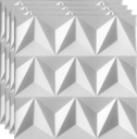 BIELE 3D MATRIX STROPNÉ PANELY 1m2