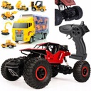 RC AUTO TERÉNNE RC AUTO 4X4 + NÁKLADNÉ AUTO SET PRE CHLAPCA