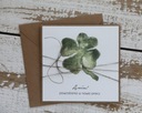 Štyri -le -le -lef Clover + váš vlastný text