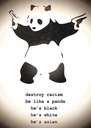 Banksy Destroy Racism - plagát