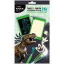 Vrátane LCD tabletu + kresliacej dosky 2 v 1, pera a LED pera