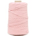 Macrame bavlnená šnúrka 3mm 200m Pink 410