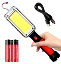 COB LED DIELENSKÁ LAMPA S MAGNETOM, USB BATÉRIA, 700lm, HÁK, 3V1