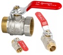GUĽOVÝ VENTIL S UCHOVKOU 1 x 1 F/M DN25