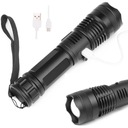 VÝKONNÁ TAKTICKÁ BATERKA LED XHP50 ZOOM USB +1,5km