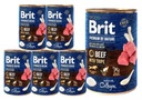 BRIT Premium By Nature Beef mokré krmivo pre psov s hovädzím mäsom 6x400g