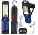 DIELENSKÁ LAMPA S MAGNETOM + HÁČKOM, NABÍJACÍ LED COB 3V1