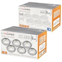 6x Stropná halogénová okrúhla LED GX53 12W