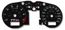 Ciferníky počítadla kilometrov AUDI TT, náhrada za MPH, prevedenie TT RS
