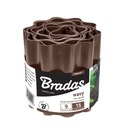 Zelená vlnitá záhradná obruba 20 cm x 9m Bradas