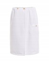UTERÁK SAUNA KILT PAREO 75/150cm XL GOMBÍK BIELY