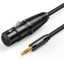 AV182 UGREEN XLR audio kábel samica na 3,5 samec jack