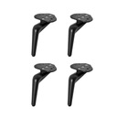 SET 4X Noha na nohy na rozkladaciu pohovku BLACK MAT loft H160 sil