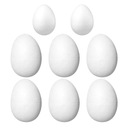 8ks DIY veľkonočné vajíčka Polystyrénové veľkonočné vajíčka