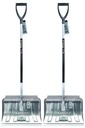 2x kovová lopata na sneh ILMAXAE Ergonomic