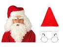 SET SVÄTÝ CLAUS KLOBÚK BARD 4ks