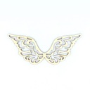 Drevená preglejka anjelské krídla 5x12cm 5 ks