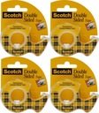 Scotch obojstranná lepiaca páska, obojstranná x4