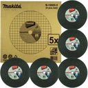 5 oceľových kovových kotúčov 355x3mm Makita B-10665-5