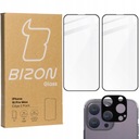 2x Glass + Bizon šošovka pre iPhone 15 Pro Max