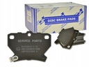 TOYOTA COROLLA VERSO 01-04 ZADNÉ BRZDOVÉ DESTIČKY