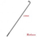 RICHMAN S13 Špice 244mm nehrdzavejúca oceľ strieborná 36 ks