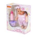 Polesie 78285 Veľká bábika 24 cm + súprava na kŕmenie 3 prvky, pu
