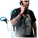 TAŠKA NA PEŇAŽENKU NA JEDNO RAMENO TAŠKA NA STENU CROSSBODY URBAN + SLÚCHADLÁ