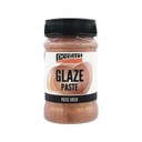 GLAZE PASTE husté trblietky ružové zlato 100ml - Pentart