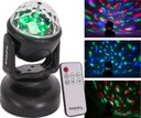 Pologuľatá pohyblivá hlava s ASTRO LED RGB PILOT