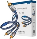 IN-AKUSTIK Premium Y-subwoofer 1RCA - 2xRCA - 5,0 m